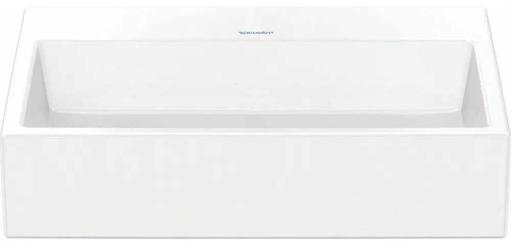 DURAVIT Vero Air umývadlo do nábytku bez otvoru, bez prepadu, 600 x 470 mm, biela, s povrchom WonderGliss, 23506000701
