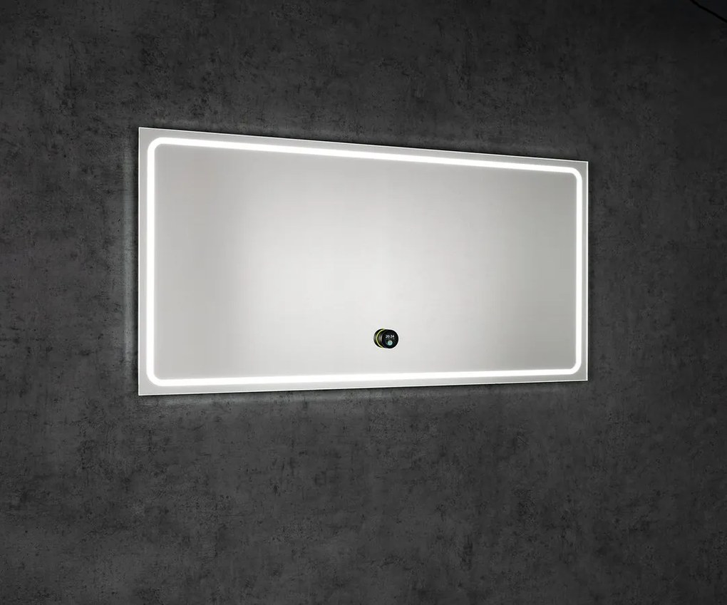 Sapho Sapho, GEMINI zrkadlo s LED osvetlením 120x60cm, chytré funkcie, GM120K