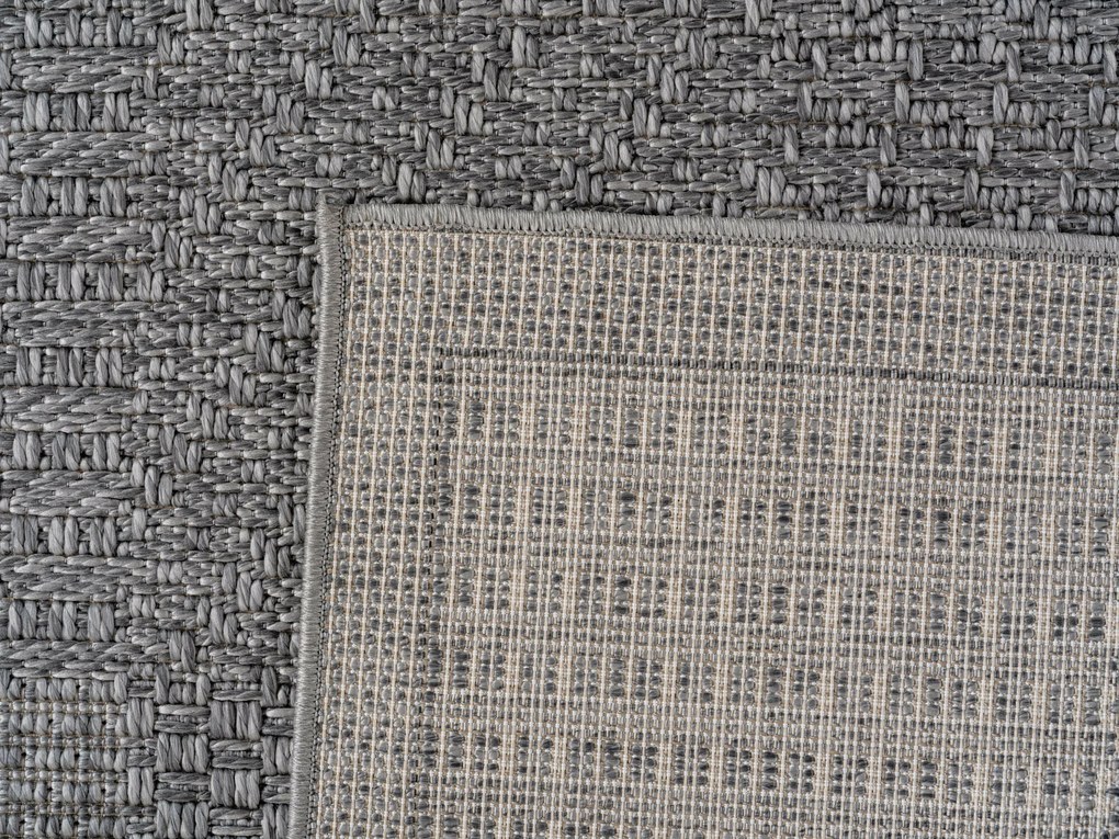 Ayyildiz, Kusový koberec Ibiza 1902 grey - na von aj na doma, 280x370, šedá, chodba / predsieň