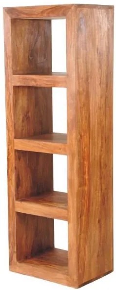 furniture-nabytek.cz - Drevená polica do kúpeľne 50x35x185 z masívu palisander