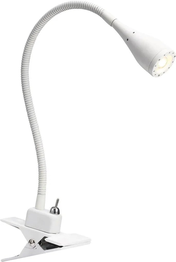MENTO | moderné LED svietidlo so štipcom Farba: Biela