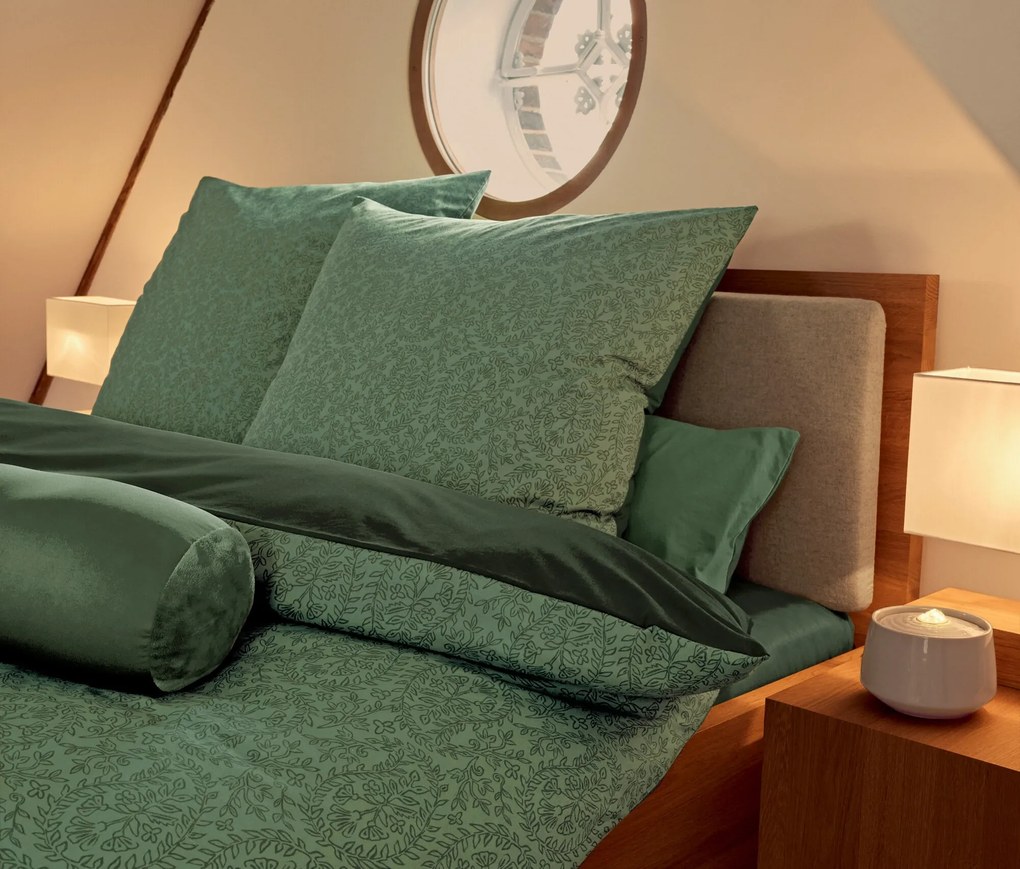 Napínacia posteľná plachta z mikrovlákna, zelená, štandardná veľkosť