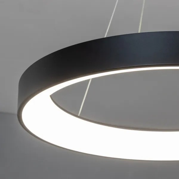 BRILAGI - stmievateľný LED luster na lanku FALCON II LED/99W/230V pr. 60 cm čierny + diaľkové ovládanie