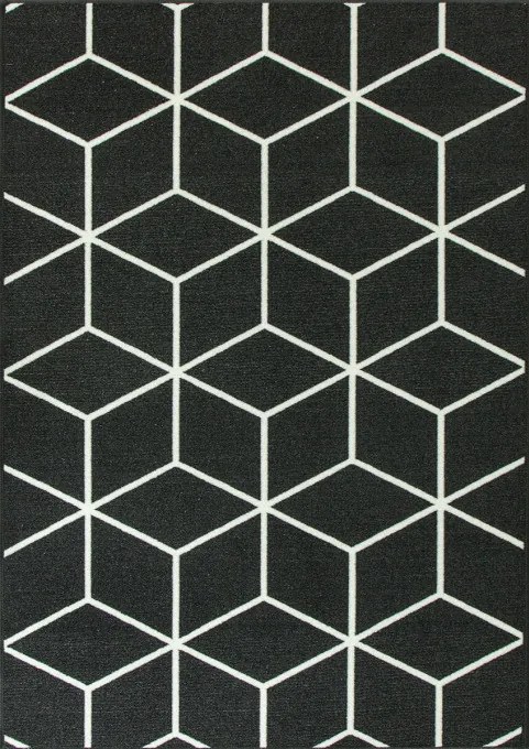 Koberec Cubes 29 grafitový