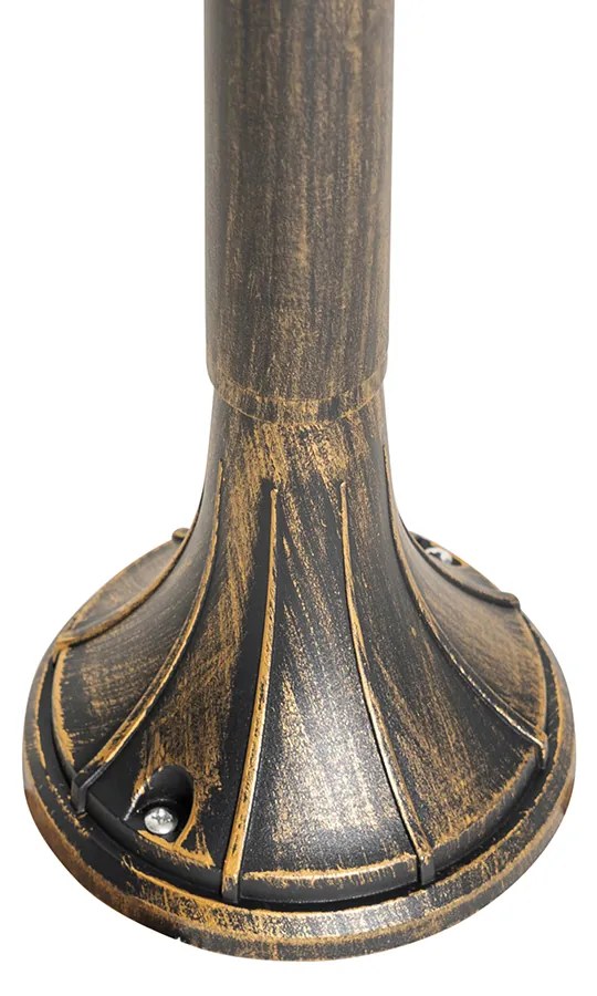 Inteligentná vonkajšia lampa Antique Gold 125 cm IP44 vrátane WiFi A60 - Daphne