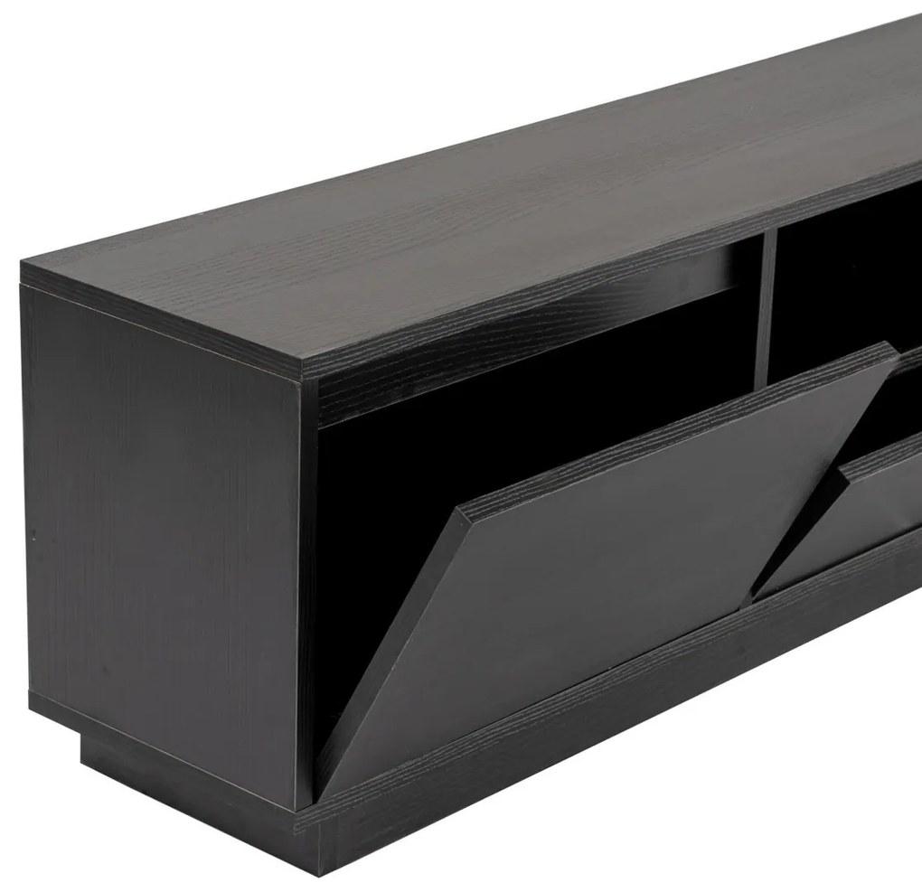 TV stolík Vanguard Wood Black