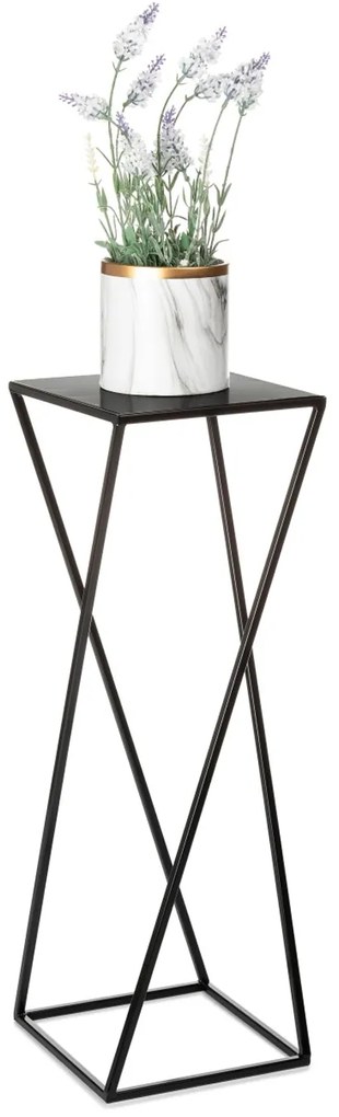 STOJAN NA KVETINÁČ LOFT4 70X24X24 CM ČIERNA