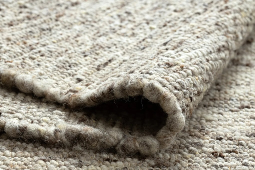 Koberec NEPAL 2100 vlnený, obojstranný, prírodný, sand/béžový