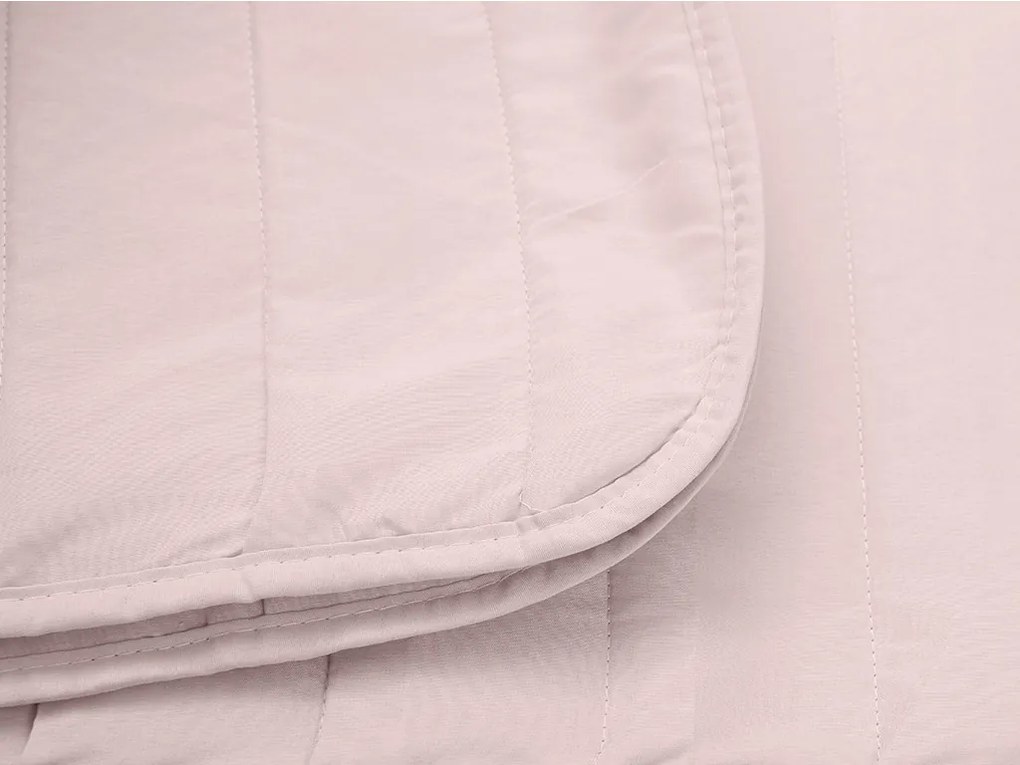 Letný paplón prešívaný SUMMER 140x200 cm, púdrovo ružový