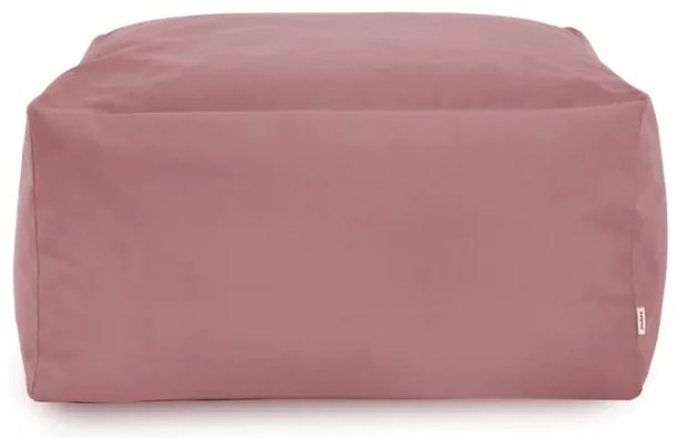 Plyšová taburetka svetloružová