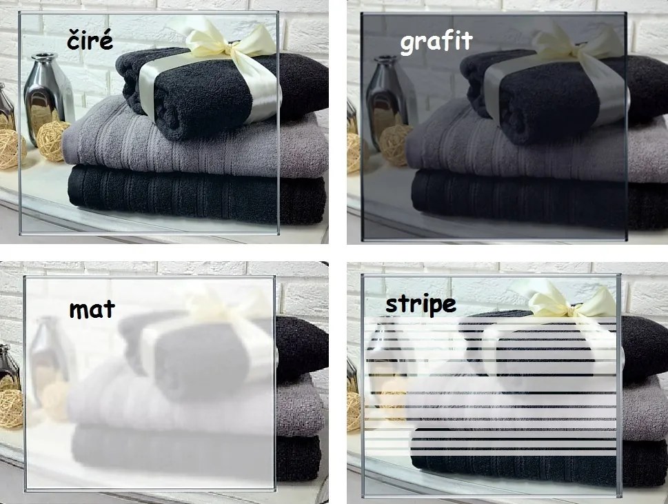 Sprchovací kút MAXMAX MEXEN RIO mat - štvrťkruh 90x90 cm, 863-090-090-01-30