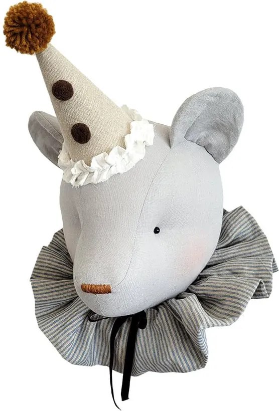 Dekorácia do detskej izby medvedík - šedý