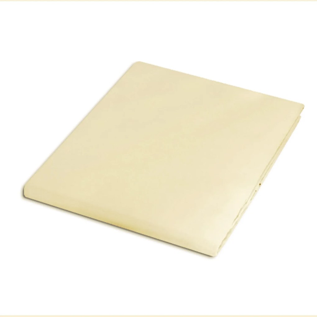 SATÉNOVÉ PRESTIERADLO 155 160X220 CM KRÉMOVÉ