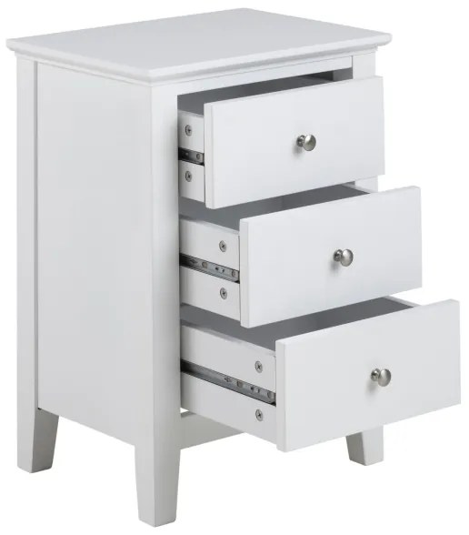 Nočný stolík LARA biela