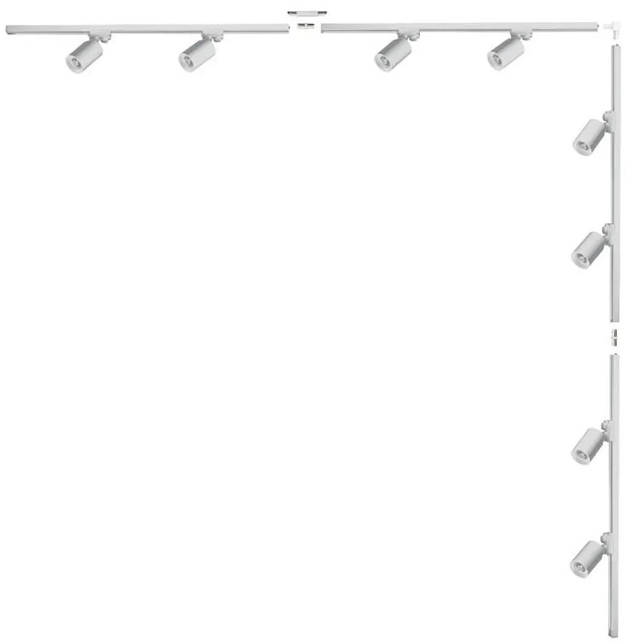 Zuma Line 3585 - Bodové svietidlo do lištového systému TORE 8xGU10/35W/230V biela