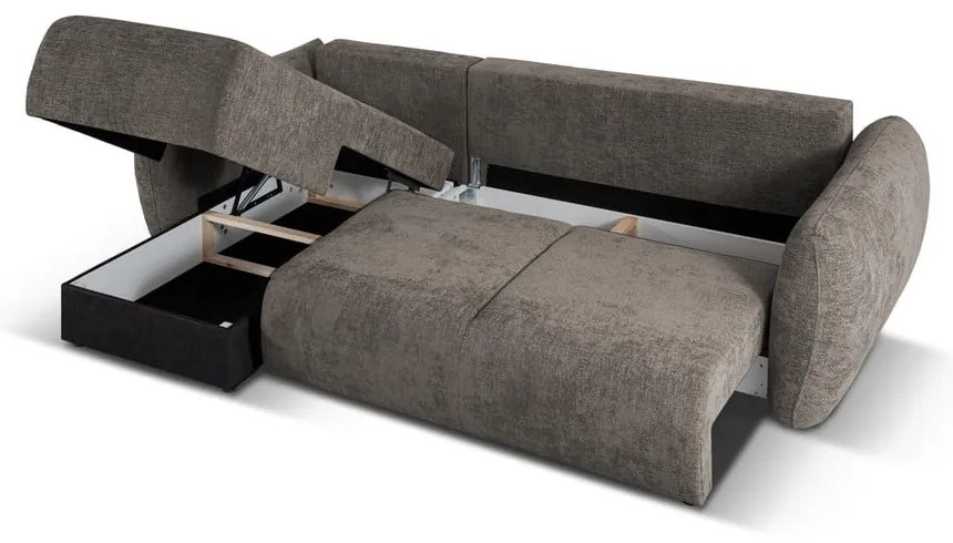 Sivá rohová pohovka (ľavý roh) Matera – Cosmopolitan Design