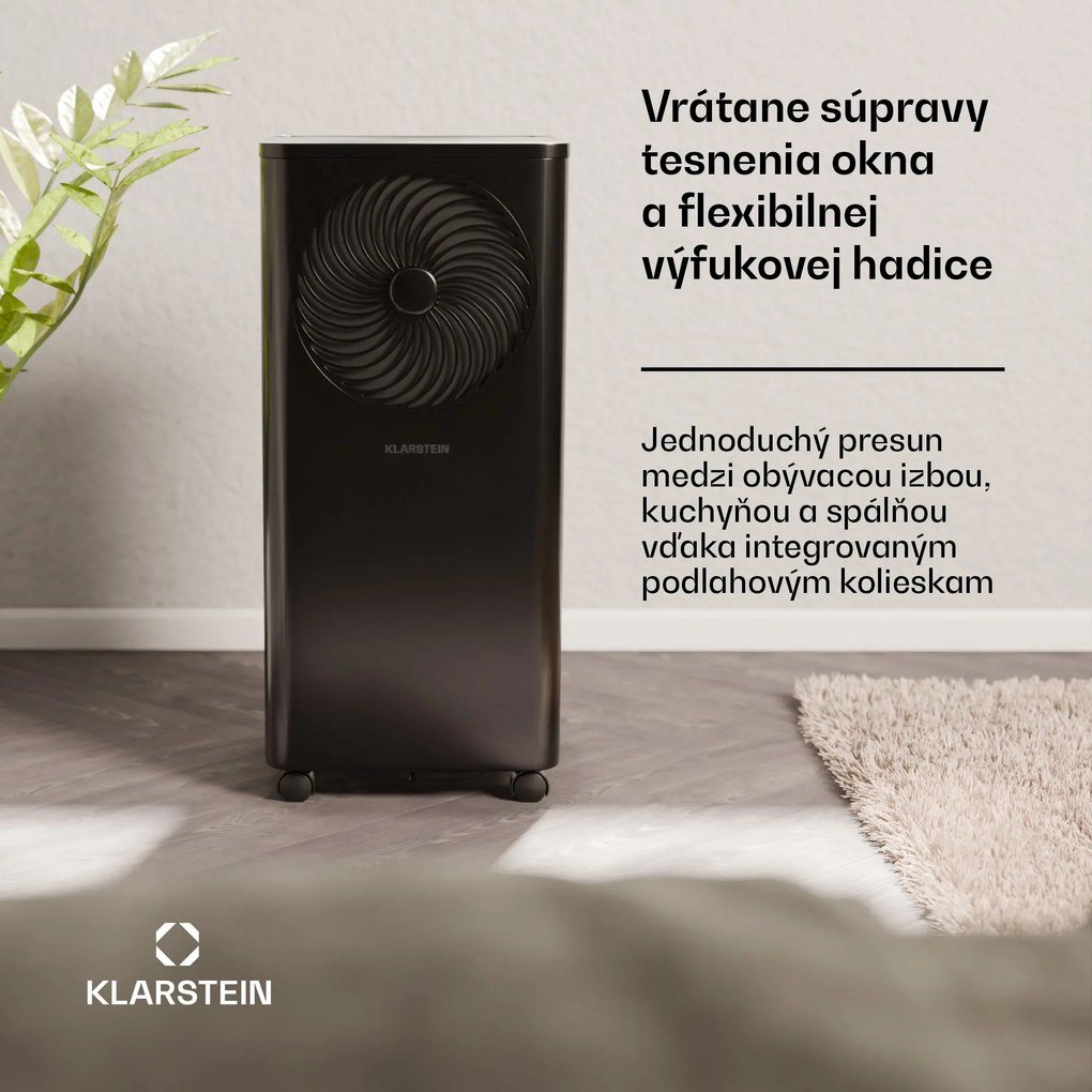 Klarstein Aero Ring 7K, Smart, klimatizácia, 7 000 BTU, mobilná a inteligentná, pre max. 25 m², hlasové ovládanie