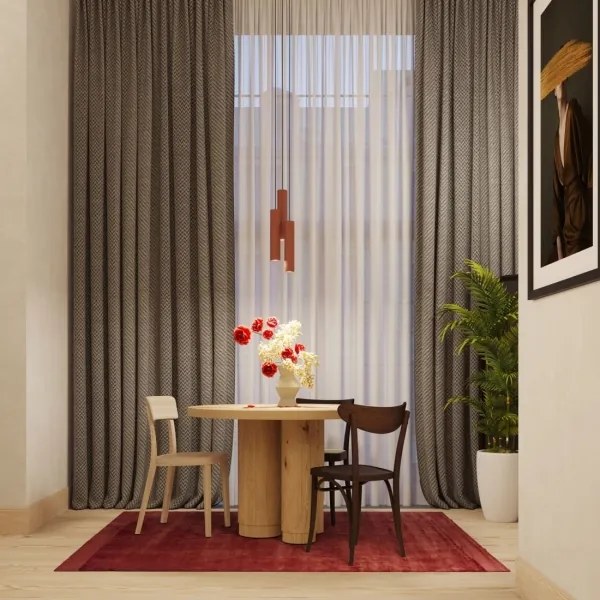 Sollux SL.1489 - Luster na lanku LAGOS 1xGU10/10W/230V červená