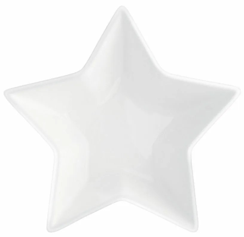 Altom Porcelánová miska Star, 26 x 24,5 x 7,5 cm, biela