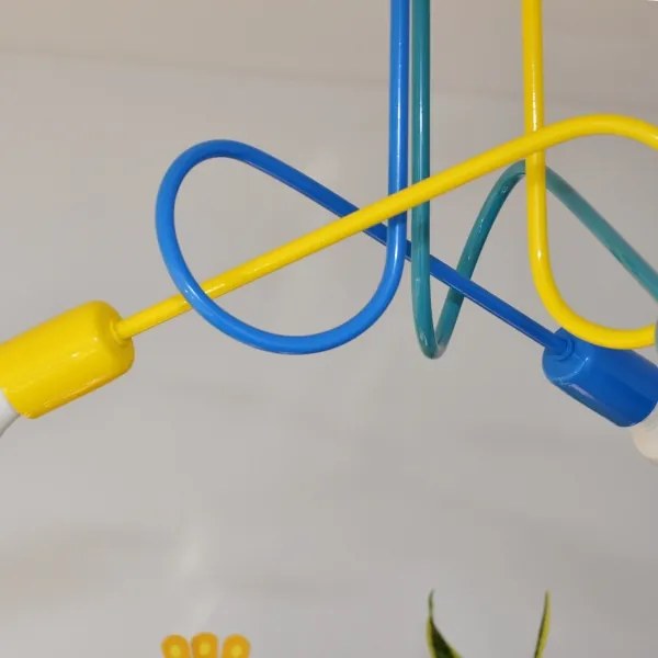 LED Detský prisadený luster OXFORD 3xE27/15W/230V