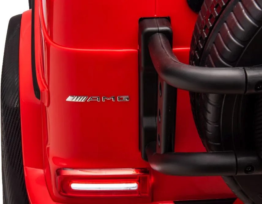 LEAN CARS Elektrické autíčko Mercedes G63 XXL červené 4x4