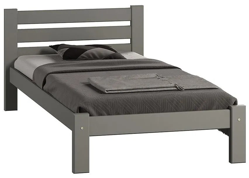 Posteľ Adek 90 sivá