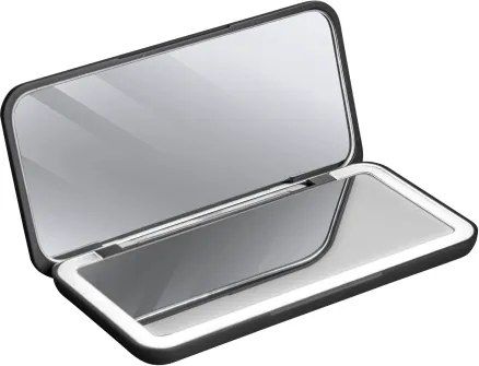 Concept KZ2020 - LED kozmetické zrkadlo PERFECT SKIN LED/1,5 W/5 V, 300 mAh, čierne