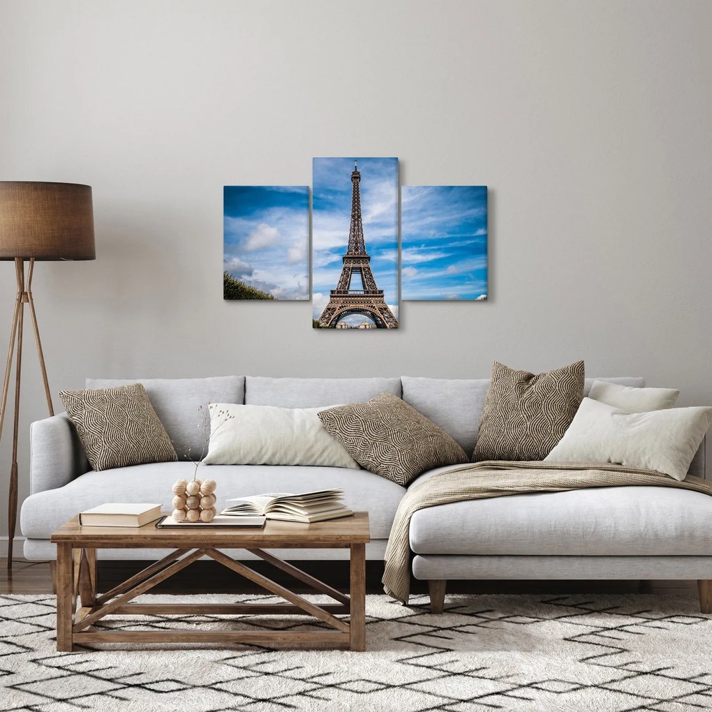 Obraz - Eiffelova veža (90x60 cm)