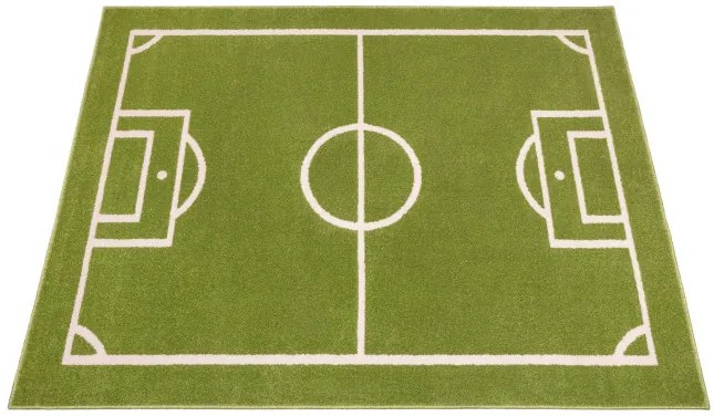 Koberec CLARA KIDS 02922A Ihrisko zelený / krémový