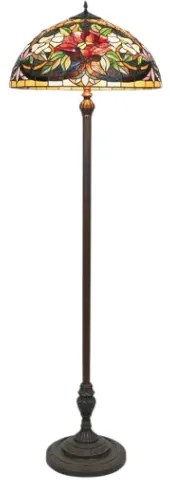 Vitrážová lampa Tiffany stojaca kolekcia LILY 170*50
