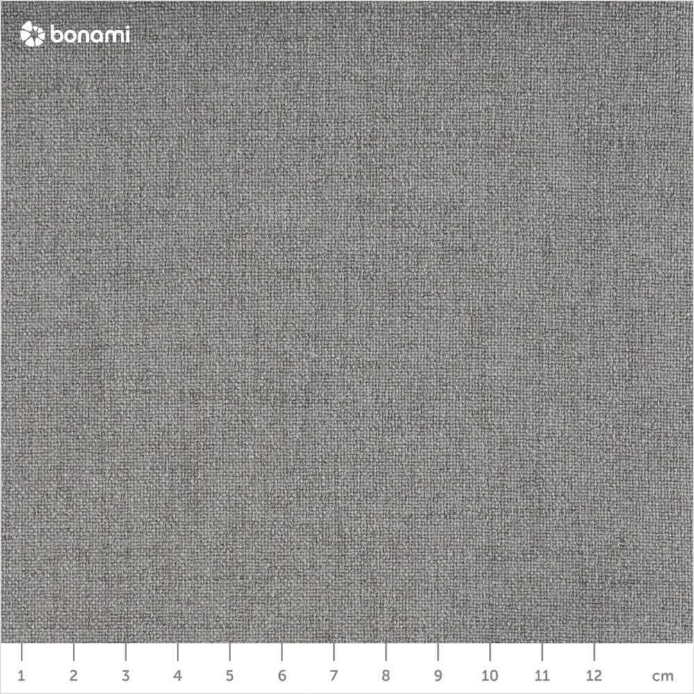 Sivá čalúnená dvojlôžková posteľ bez roštu 140x200 cm Mattis – Meise Möbel