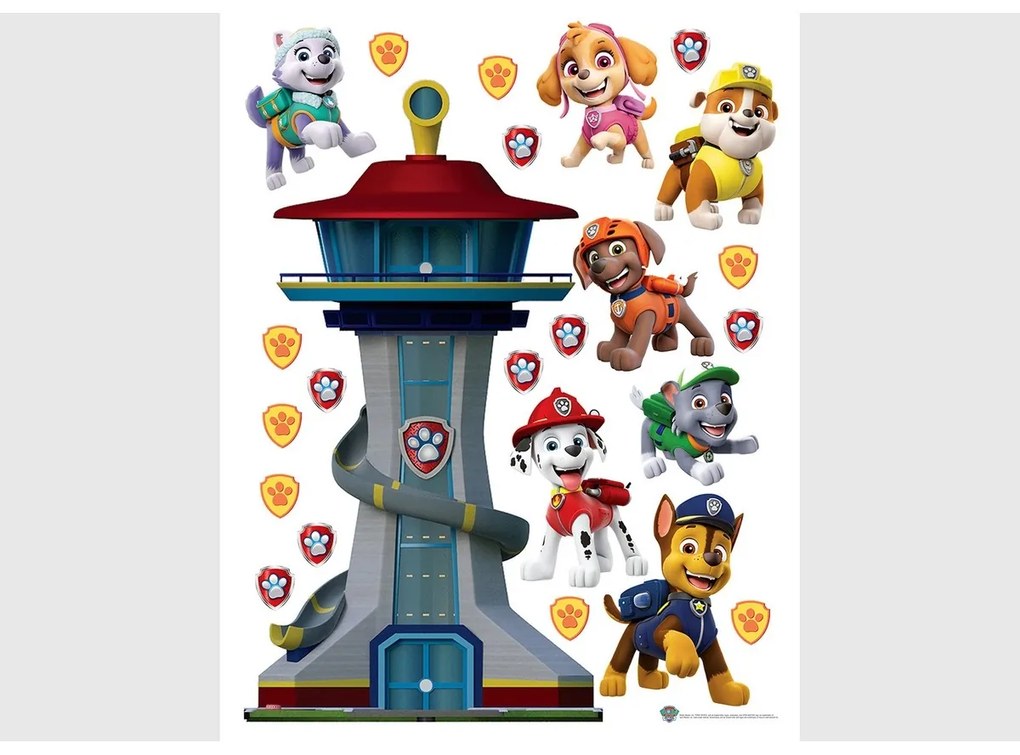 Samolepiaca dekorácia Paw Patrol, 65 x 85 cm
