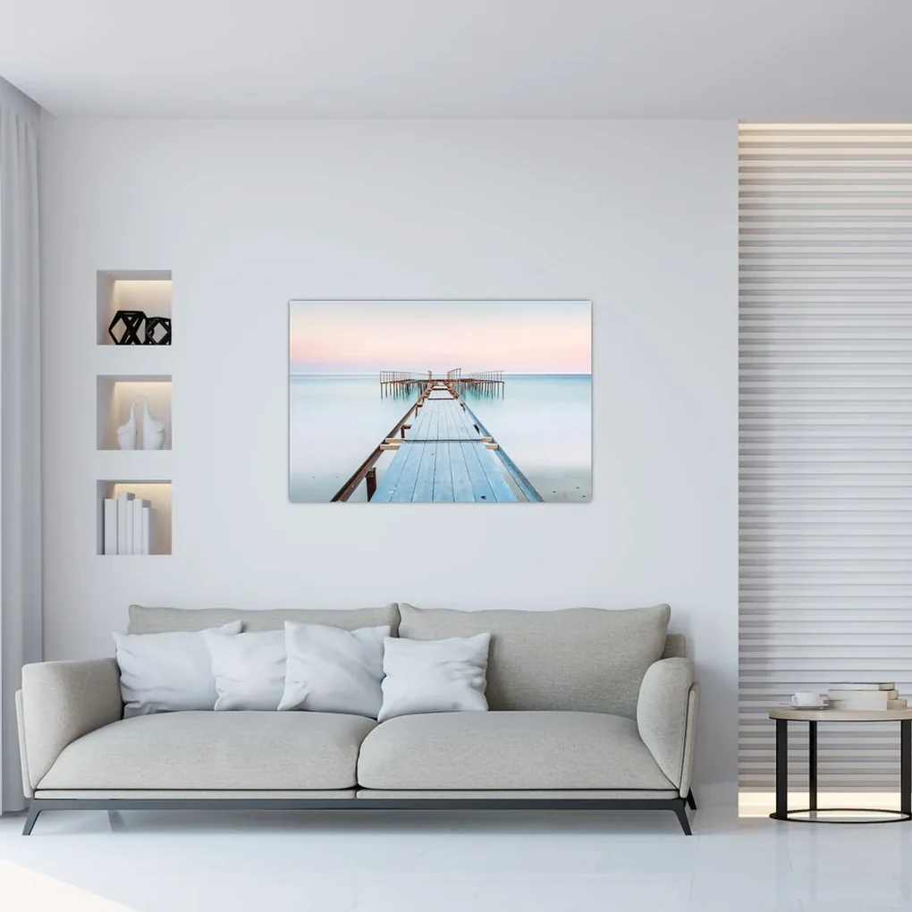 Obraz - Dlhé mólo (90x60 cm)