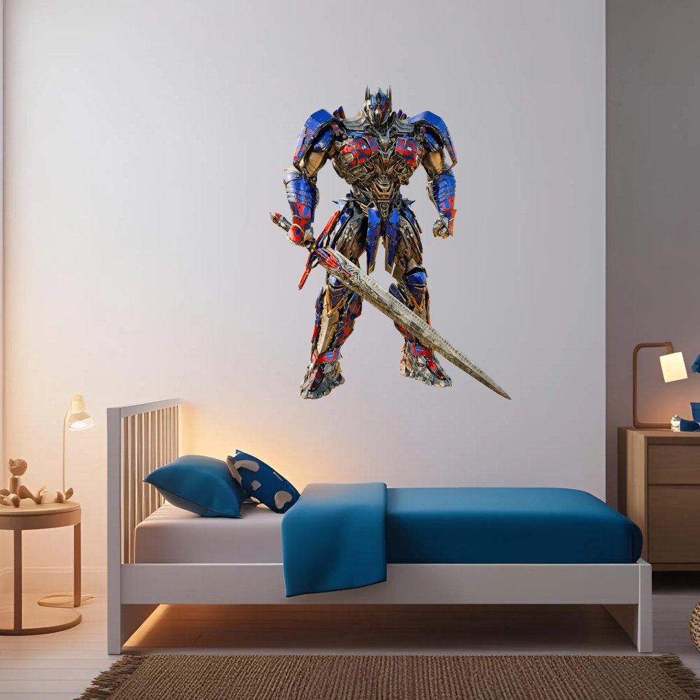 Textilná nálepka na stenu "Transformer - Optimus Prime"