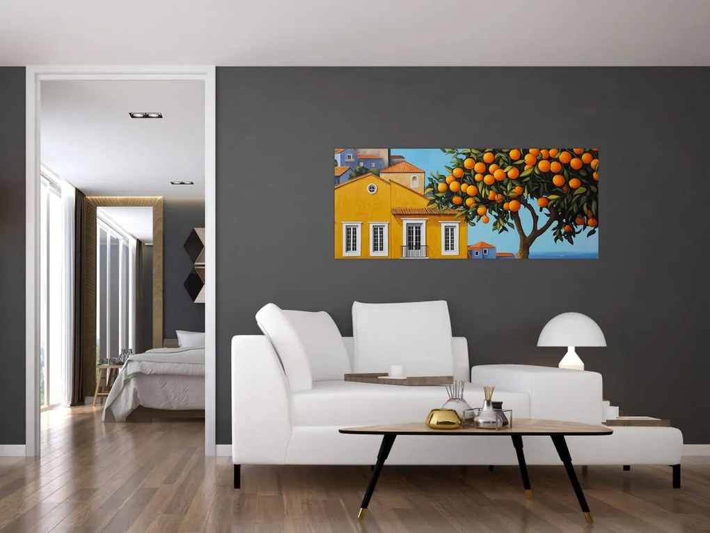 Obraz - Pomarančovník (120x50 cm)