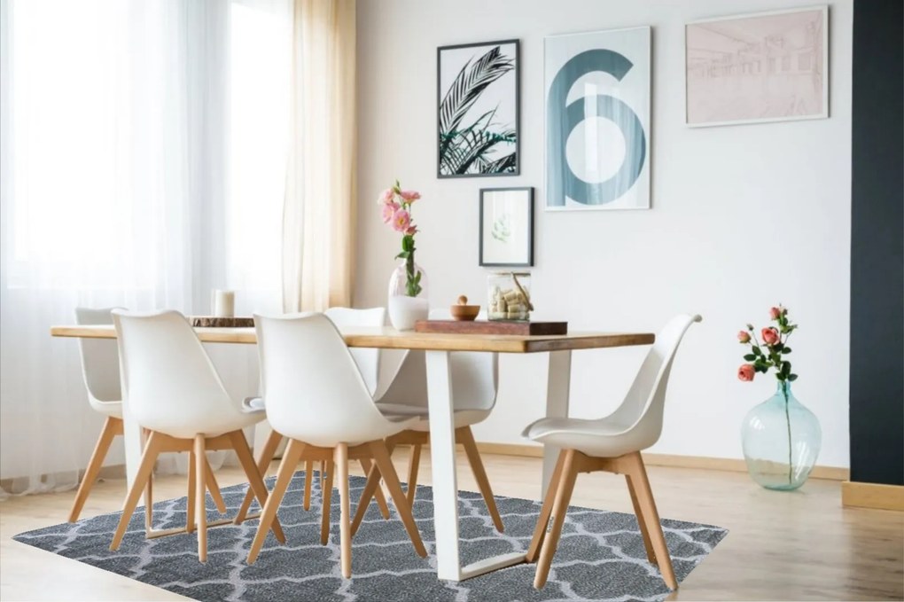 Kusový koberec Lagos 1052 Grey (Silver), 80x150, šedá, chodba / predsieň, Berfin Dywany