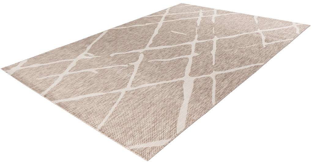 Kusový koberec My Tallinn 540 Taupe - na von aj na doma, 120x170, béžová, chodba / predsieň, Obsession