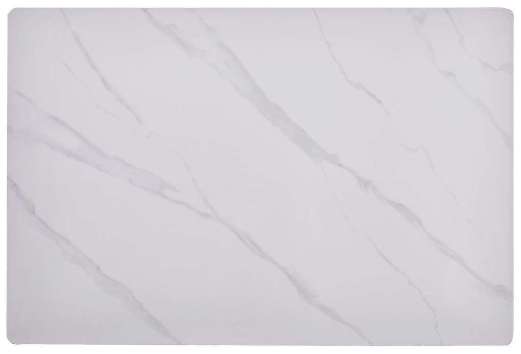 Noela Jedálenský stôl s keramickou doskou v dekore bieleho mramoru CERAMON 140