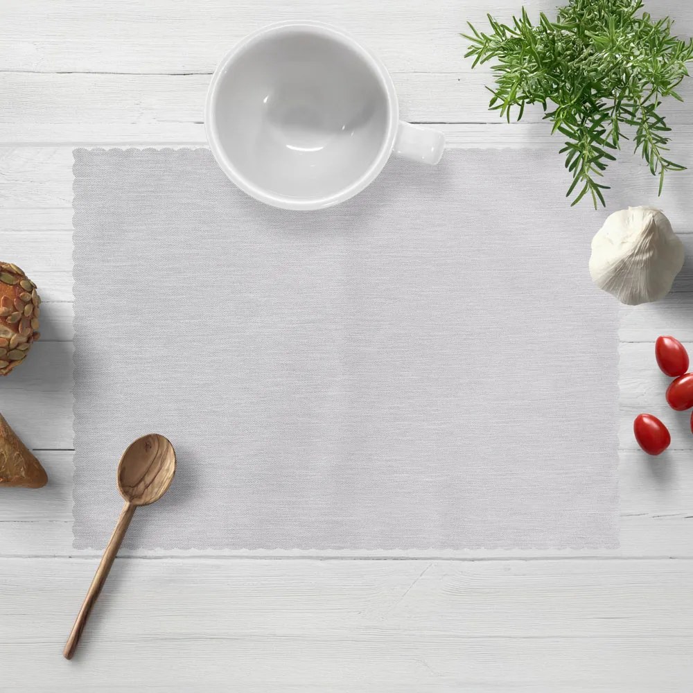 Biante Teflónové prestieranie na stôl TF-067 Sivé režné 30x40 cm