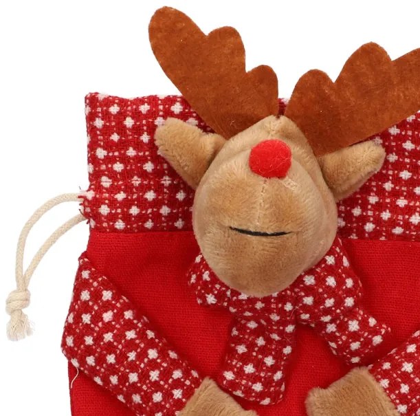 Vrecúško PUNA červené so sobom 980507