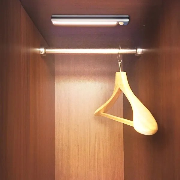 Nedis LCRM01WT - LED Nabíjacie osvetlenie skrine so senzorom LED/1W/1100 mAh 3000K