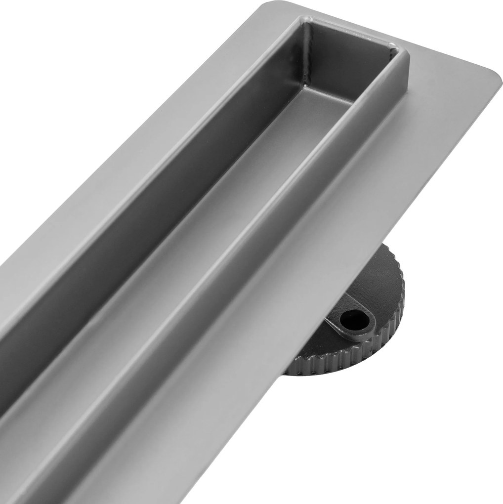 Rea Neo Slim Pro, lineárny odtokový žľab s 360stupňovým sifónom 90cm, nerez, REA-G8403