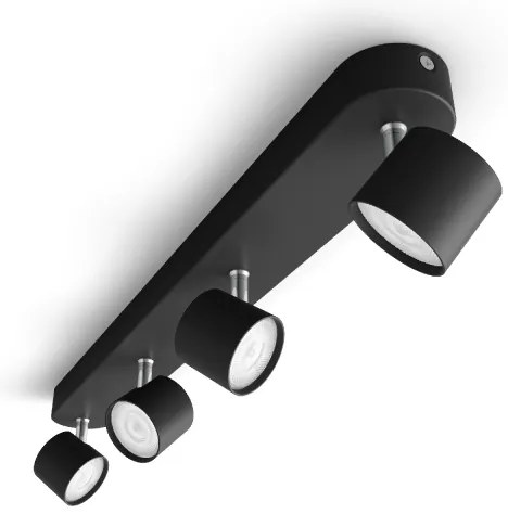 Philips - LED Stmievateľné bodové svietidlo STAR 4xLED/4,5W/230V