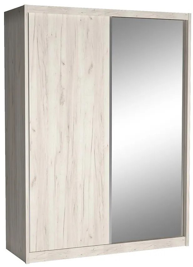 Skriňa Maciej 180 zrkadlo kraft biela