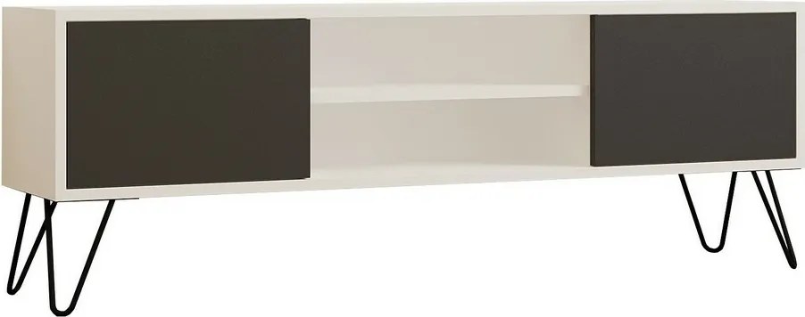 Stojan na televízor Hare White a Anthracite