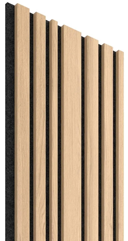 Acoustic Line Akustický obkladový panel, lamelové drevo, 2 650 × 300 × 18 mm, dub