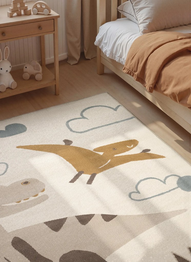 Hanse Home, Detský koberec Adventures 106412 Cream Multicolor, 120x170, viacfarebná, detská izba