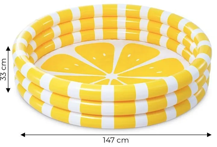 Detský nafukovací bazén 147 cm - citrón