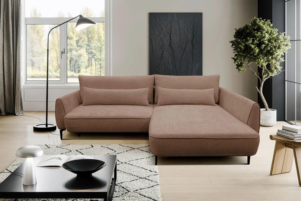 XXXLutz ROHOVÁ SEDAČKA, textil, hnedá MID.YOU - Sedačky - 001574005712