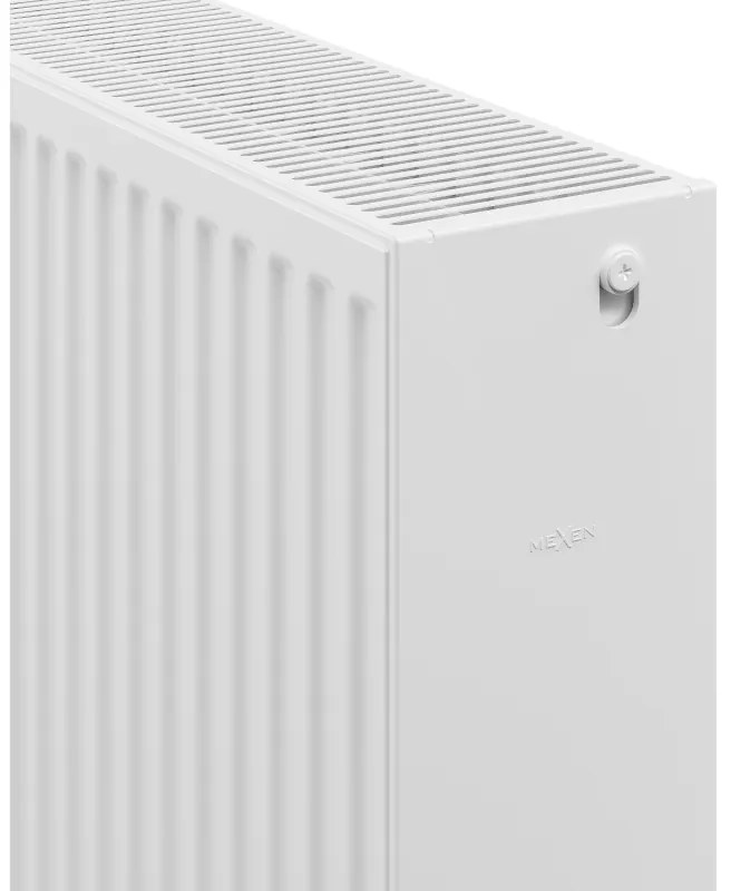 Mexen, Panelový radiátor Mexen C33 400 x 400 mm, bočné pripojenie, 676 W, biely - W433-040-040-00